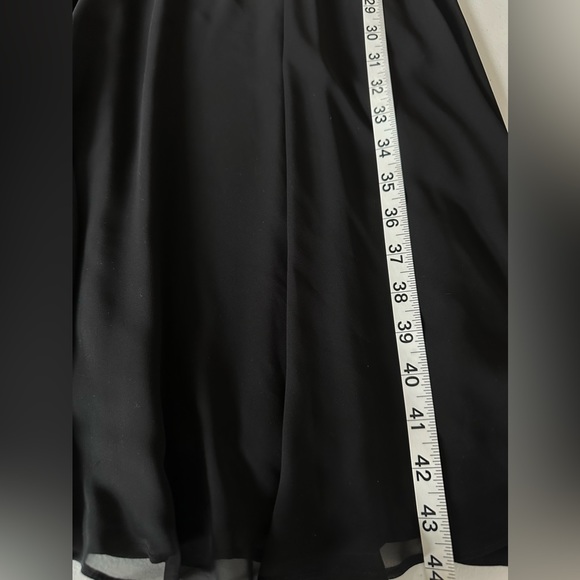 MSK Black Sleeveless Dress Drop Back & Front Size 8 - Picture 11 of 16
